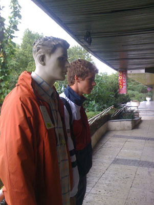 Nathan Schrimsher and Dummy